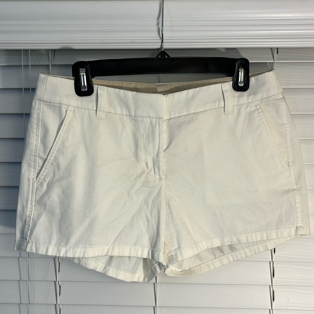 J. Crew White Shorts. Size 4.